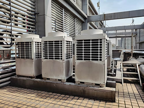 屋頂空調(diào)機(jī)組震動噪聲大，不切管道不抬設(shè)備方案這樣做！